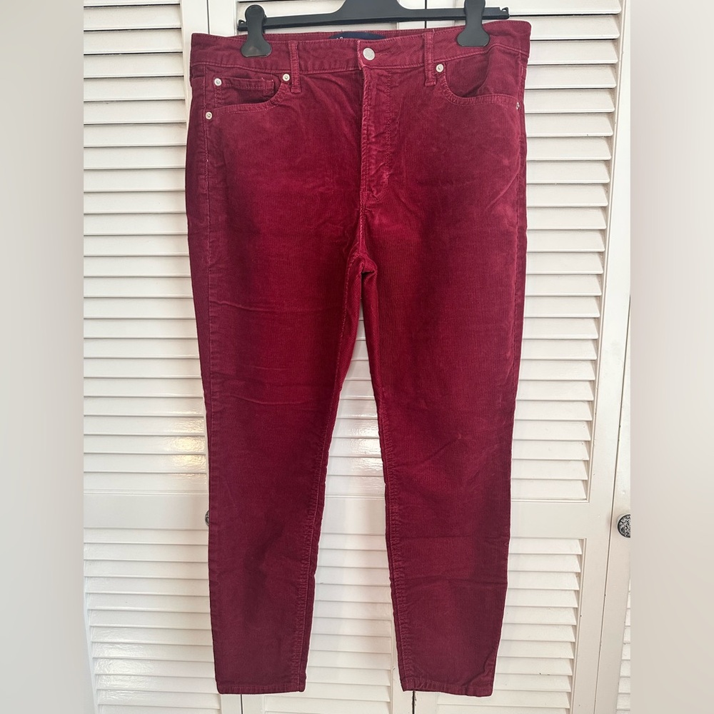 Gap High Rise Corduroy Universal Legging Size 16/33R